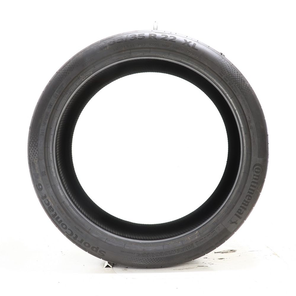 Set of (4) Used 285/35R22 Continental SportContact 6 TO ContiSilent 106Y - 7-8.5/32 - Image 6