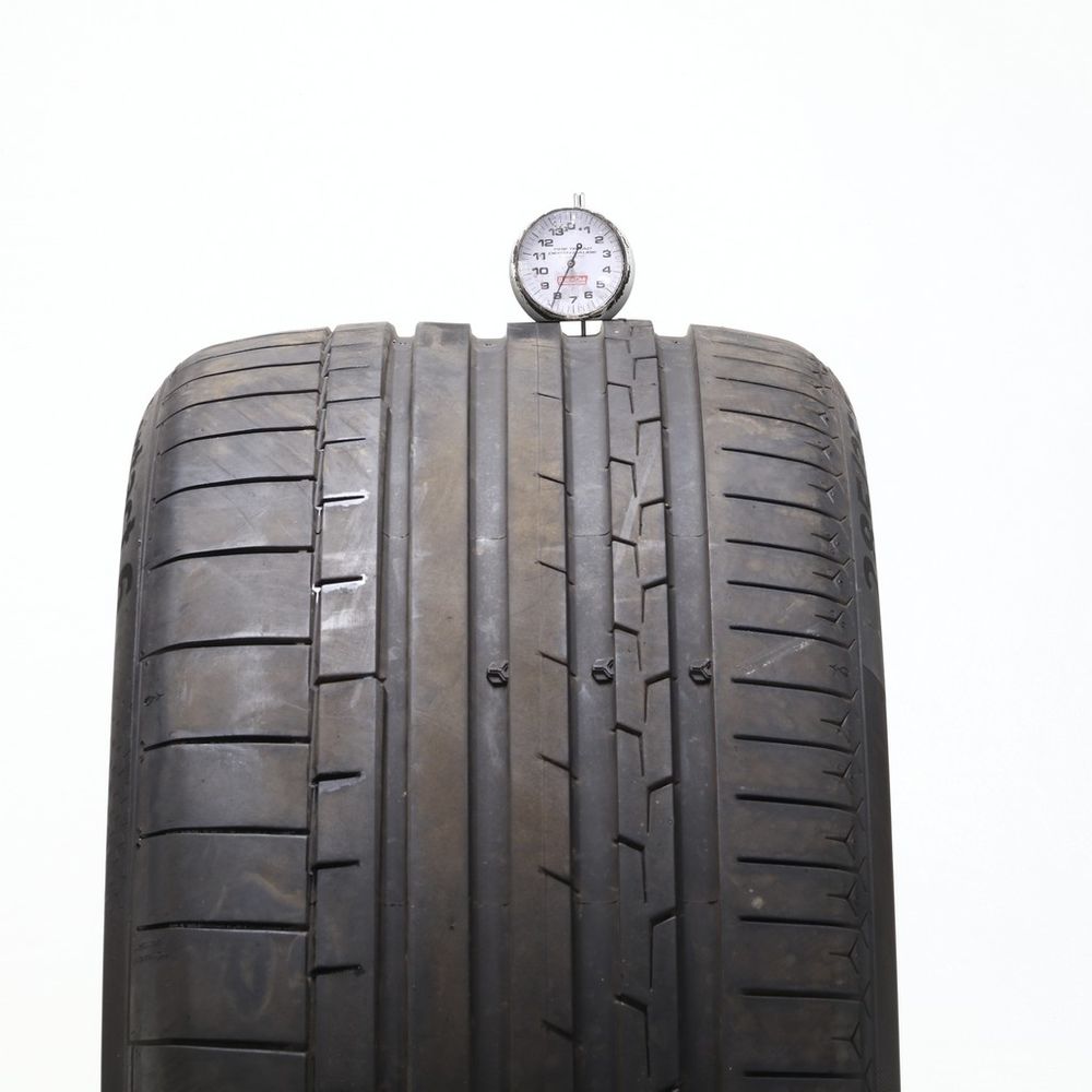 Set of (4) Used 285/35R22 Continental SportContact 6 TO ContiSilent 106Y - 7-8.5/32 - Image 8