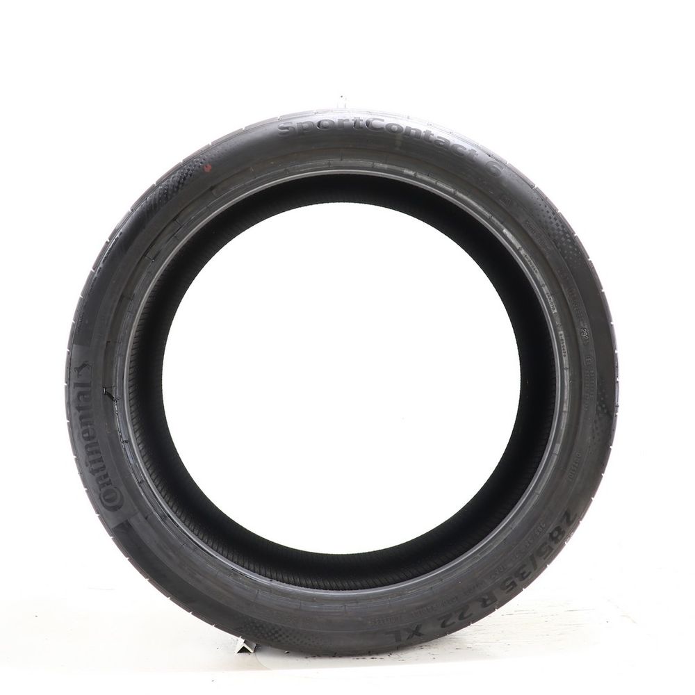 Set of (4) Used 285/35R22 Continental SportContact 6 TO ContiSilent 106Y - 7-8.5/32 - Image 9