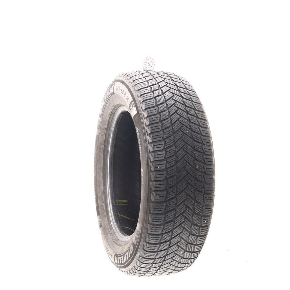 Set of (2) Used 245/60R18 Michelin X-Ice Snow SUV 105T - 5-6.5/32 - Image 1