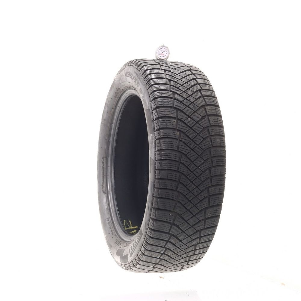 Set of (2) Used 235/55R19 Pirelli Ice Zero FR 105H - 9/32 - Image 1