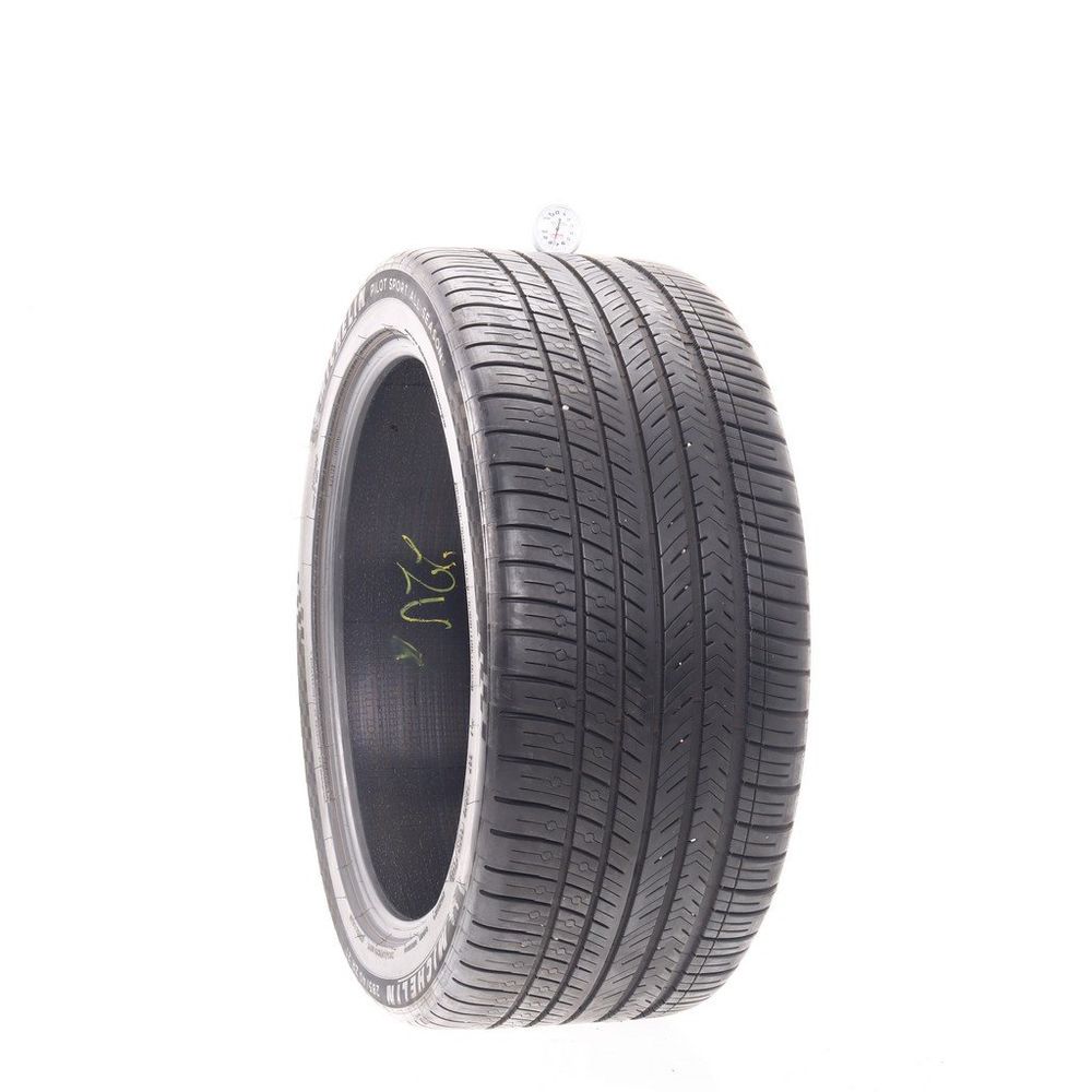 Set of (2) Used 285/40ZR21 Michelin Pilot Sport All Season 4 109Y - 7.5/32 - Image 1