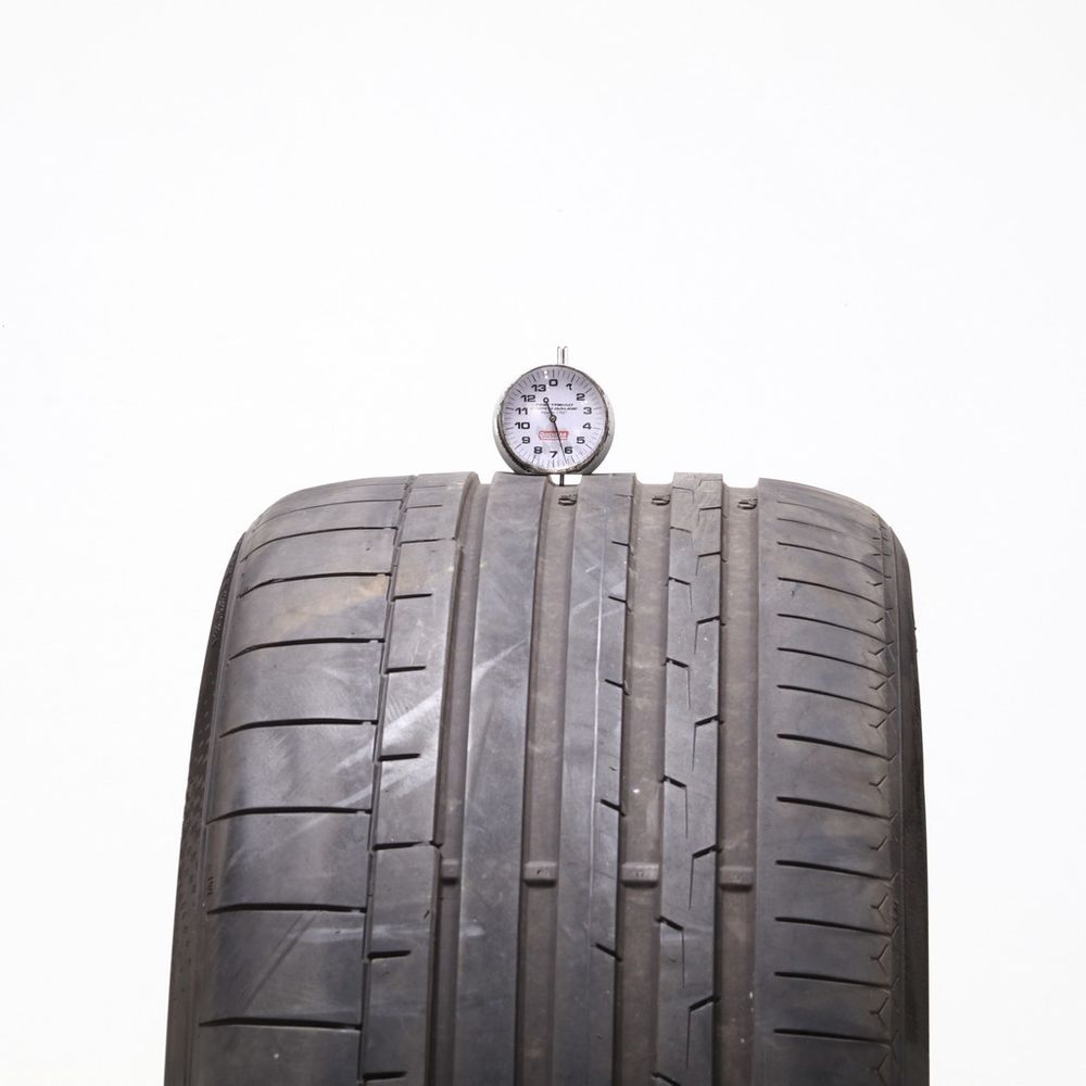 Set of (2) Used 285/35R22 Continental SportContact 6 TO ContiSilent 106Y - 6-6.5/32 - Image 2