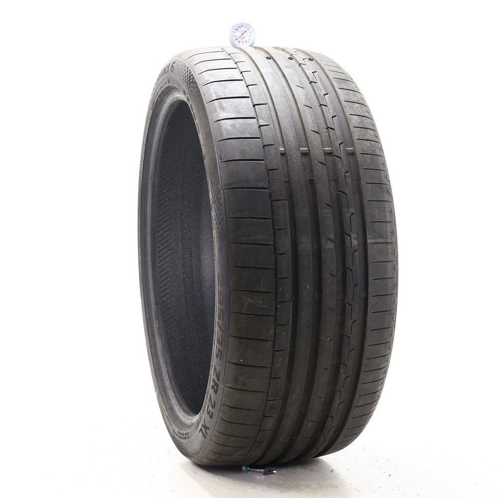 Used 295/35ZR23 Continental SportContact 6 AO 108Y - 9/32 - Image 1