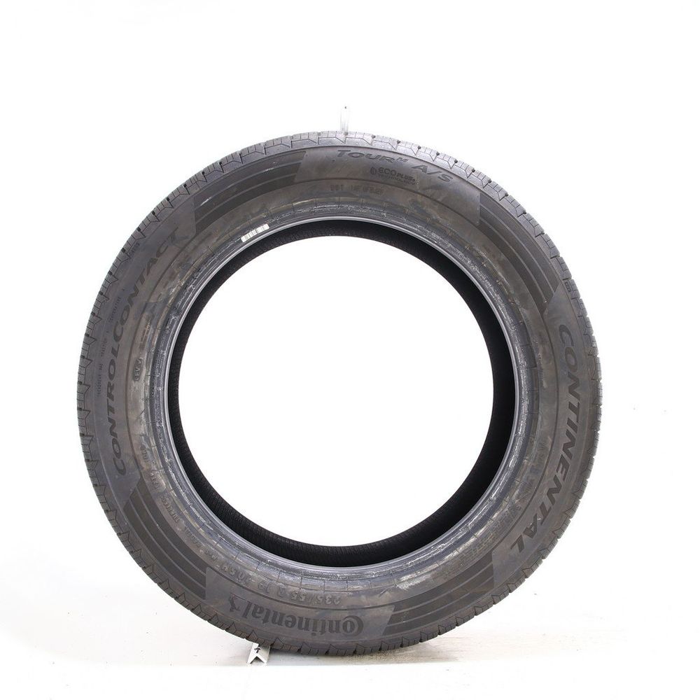 Set of (2) Used 235/55R19 Continental ControlContact Tour M A/S EV 105H - 9.5-10.5/32 - Image 3