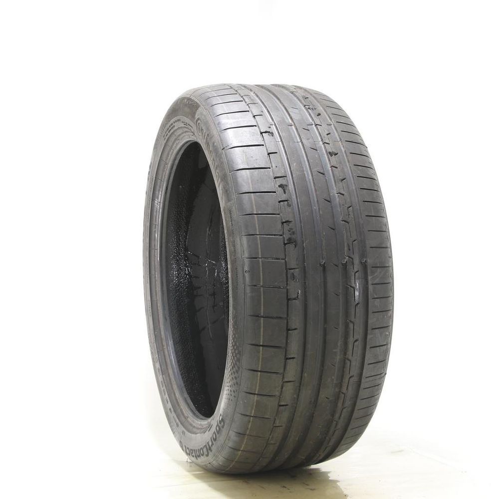 Set of (2) Driven Once 285/40R22 Continental SportContact 6 AO 110Y - 8.5/32 - Image 1