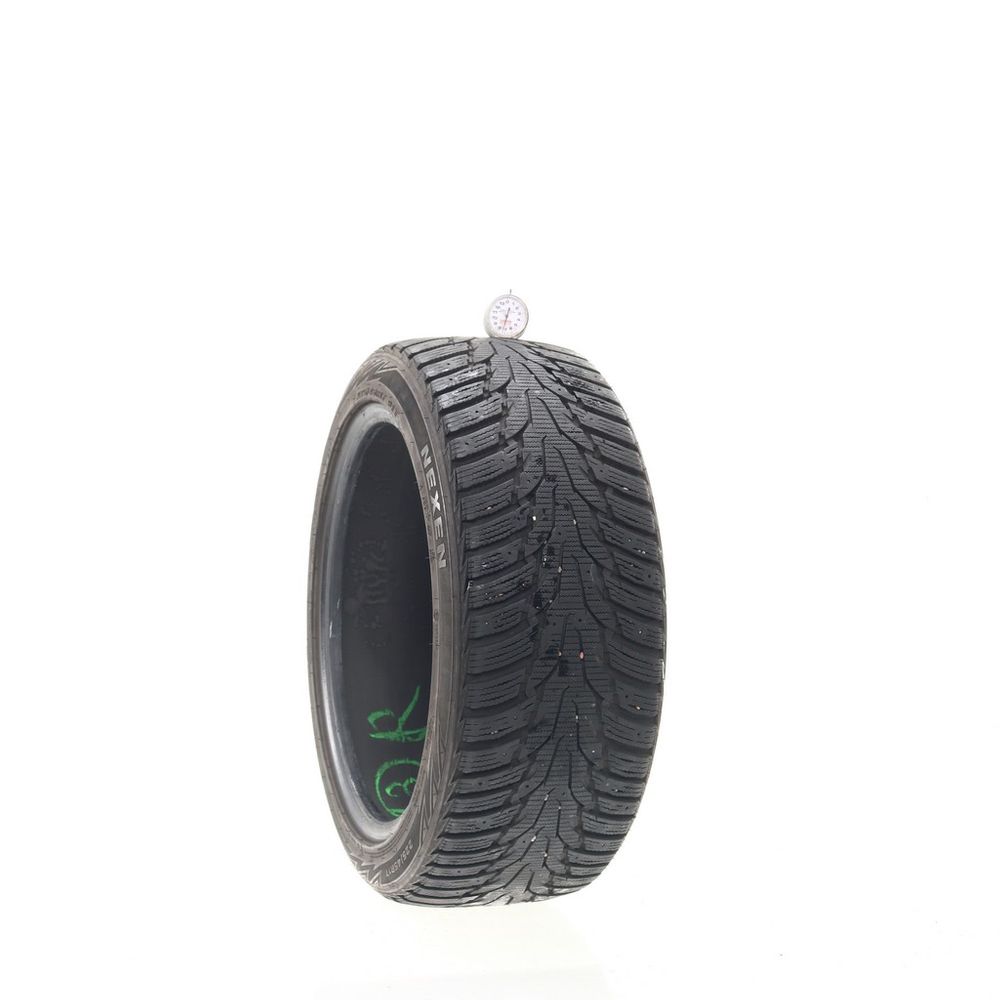 Set of (2) Used 225/45R17 Nexen WinGuard winSpike WH62 91T - 7-7.5/32 - Image 1