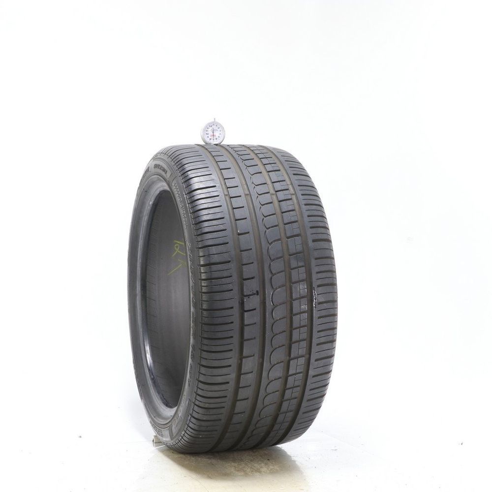 Used 285/35ZR18 Pirelli P Zero Rosso 97Y - 7/32 - Image 1