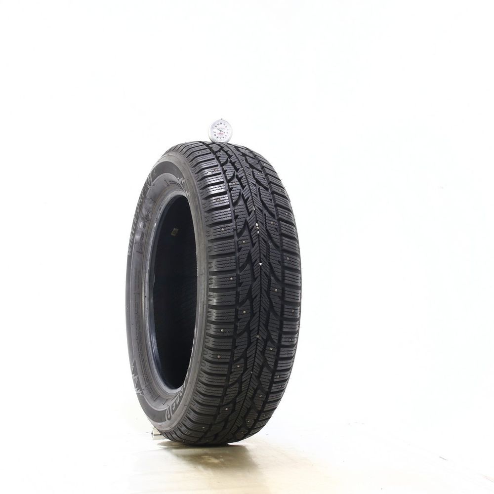 Set of (2) Used 205/55R16 Firestone Winterforce 2 Studded 91S - 10.5-11 ...