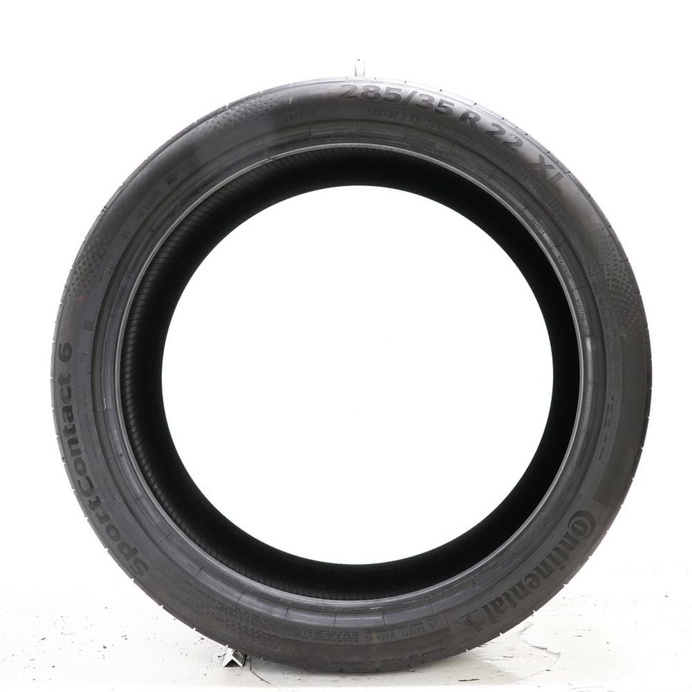 Set of (4) Used 285/35R22 Continental SportContact 6 TO ContiSilent 106Y - 8-8.5/32 - Image 6