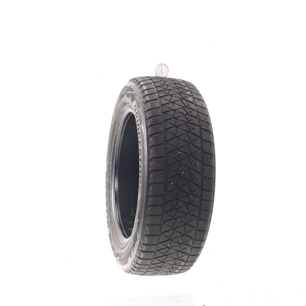 Set of (2) Used 225/60R17 Bridgestone Blizzak DM-V2 99S - 6.5-7/32 - Image 1