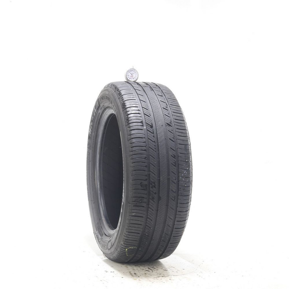 Set of (2) Used 225/55R17 Michelin Premier A/S 97H - 5-6/32 - Image 1