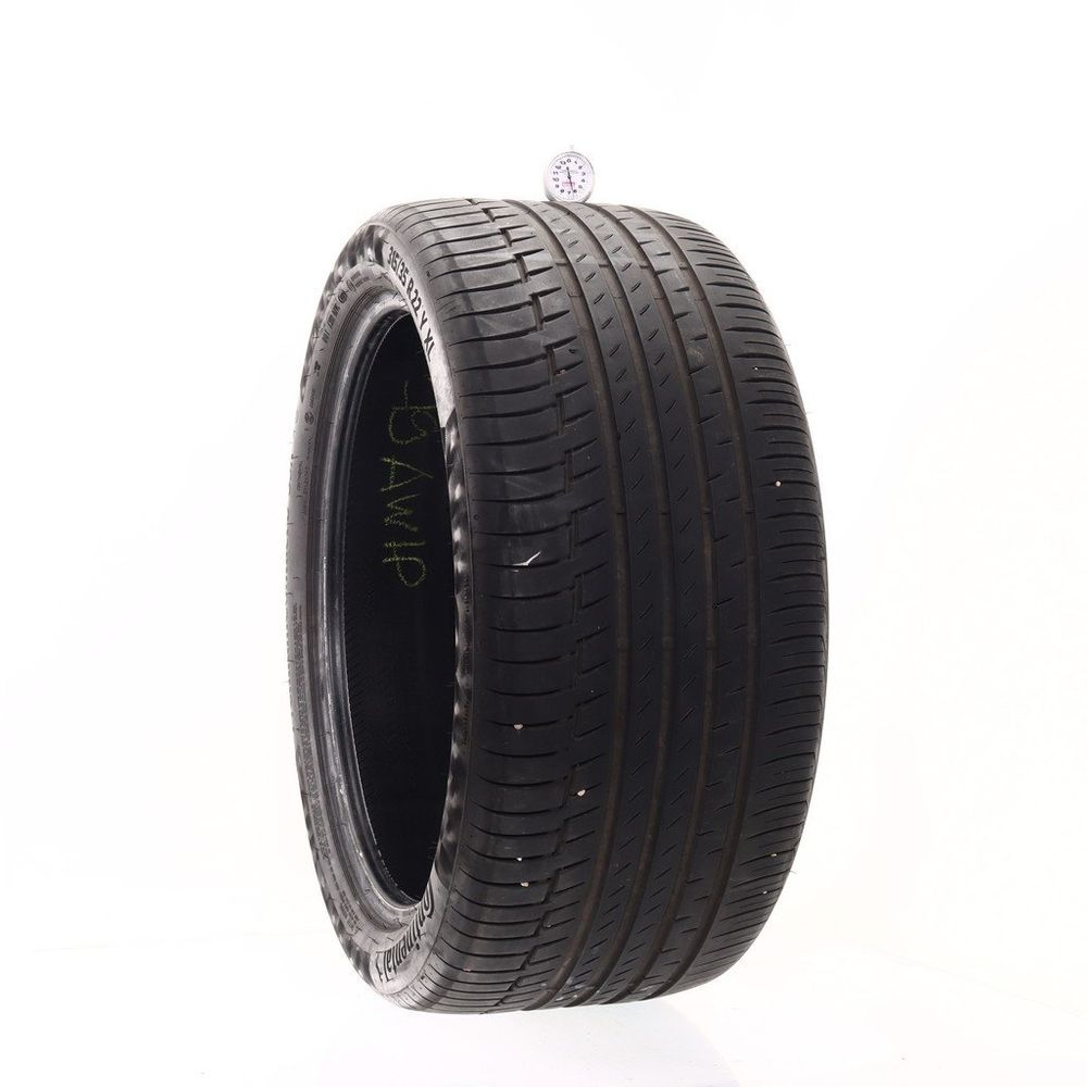 Set of (2) Used 315/35R22 Continental PremiumContact 6 SSR 111Y - 6.5-8/32 - Image 1