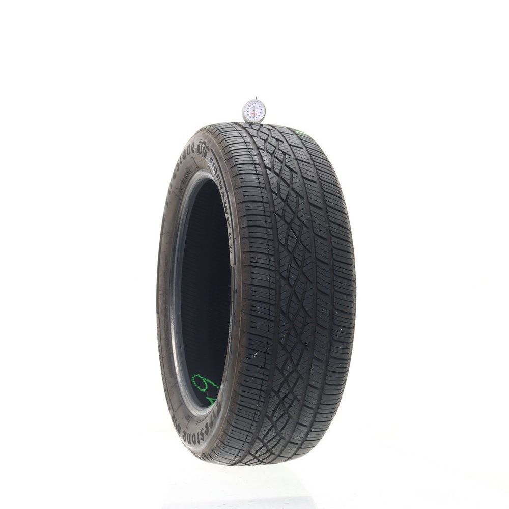 Set of (2) Used 235/55R19 Firestone Firehawk AS V2 105W - 6.5-8/32 - Image 1