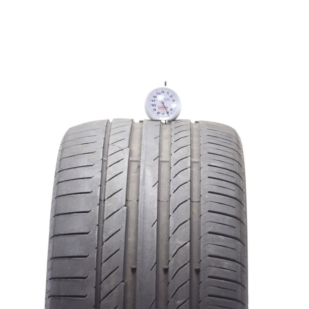 Set of (2) Used 255/45R22 Continental ContiSportContact 5 ContiSilent 107Y - 6-6.5/32 - Image 2