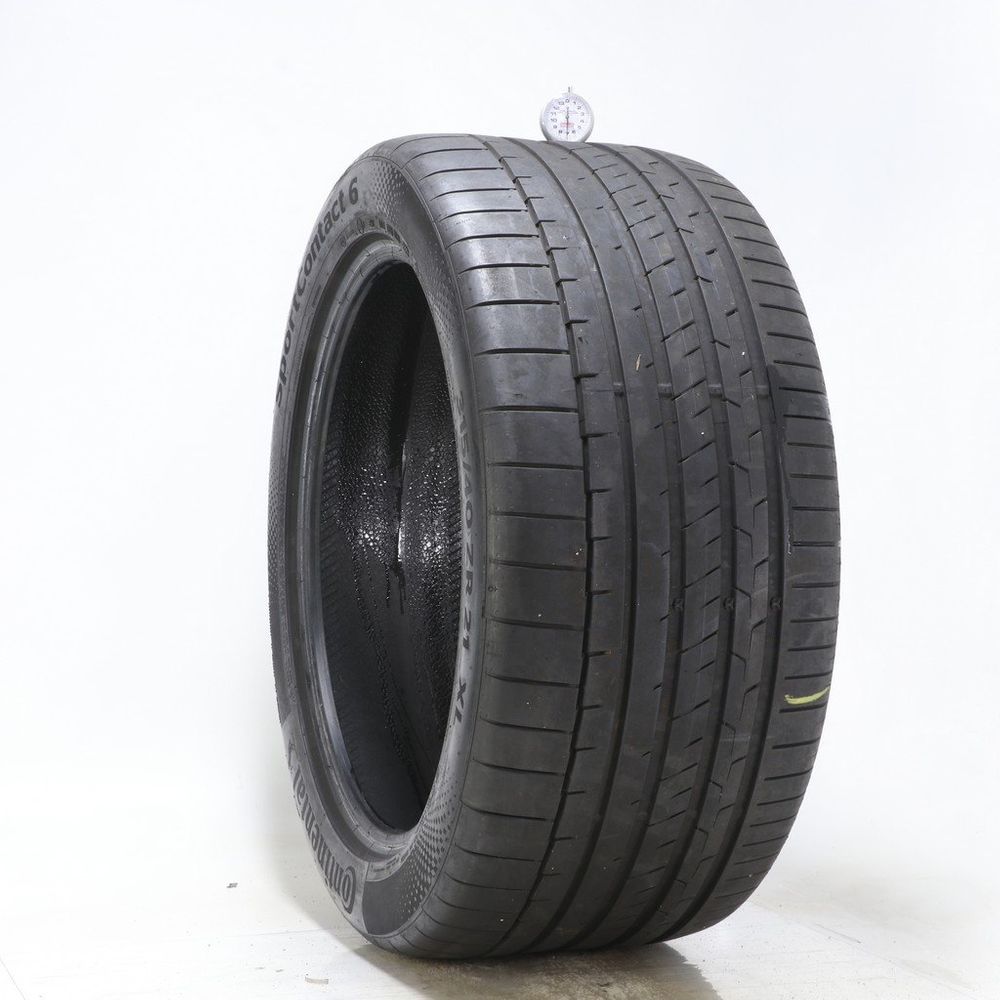 Set of (4) Used 315/40ZR21 Continental SportContact 6 MO1 115Y - 6-7/32 - Image 4