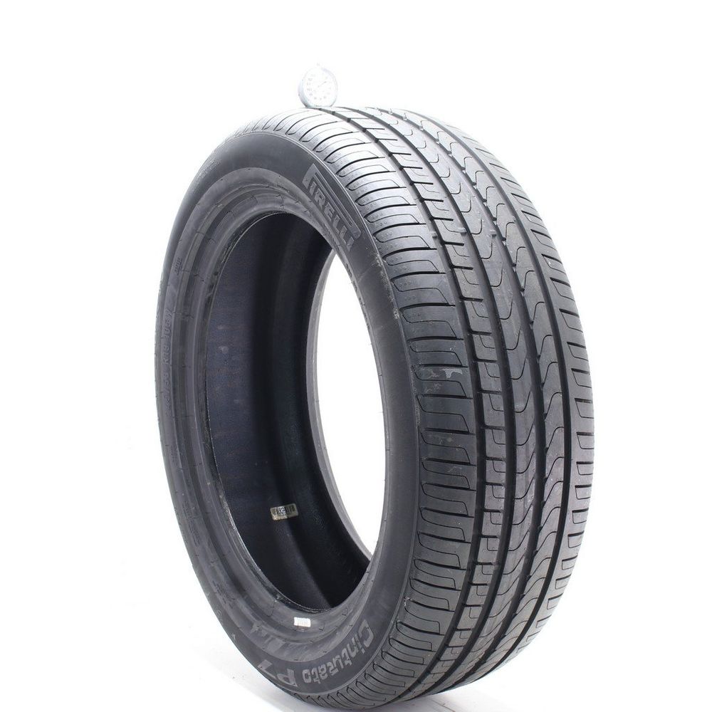 Set of (2) Used 245/50R19 Pirelli Cinturato P7 Run Flat 105W - 8.5-9/32 - Image 4