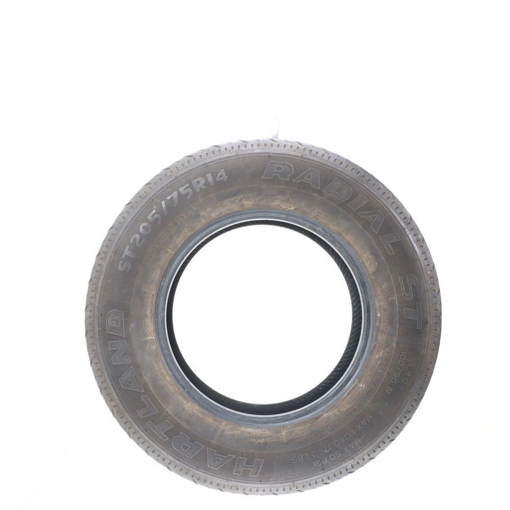 Set of (2) Used ST 205/75R14 Hartland Radial ST 100/96N C - 5.5-7/32 - Image 3