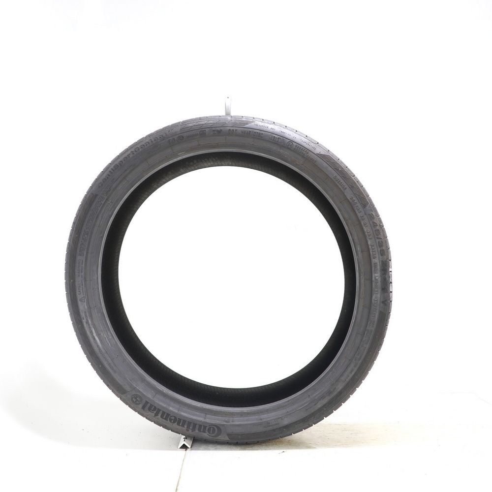 Set of (2) Used 245/35ZR21 Continental ContiSportContact 5P TO ContiSilent 96Y - 8.5-9.5/32 - Image 3