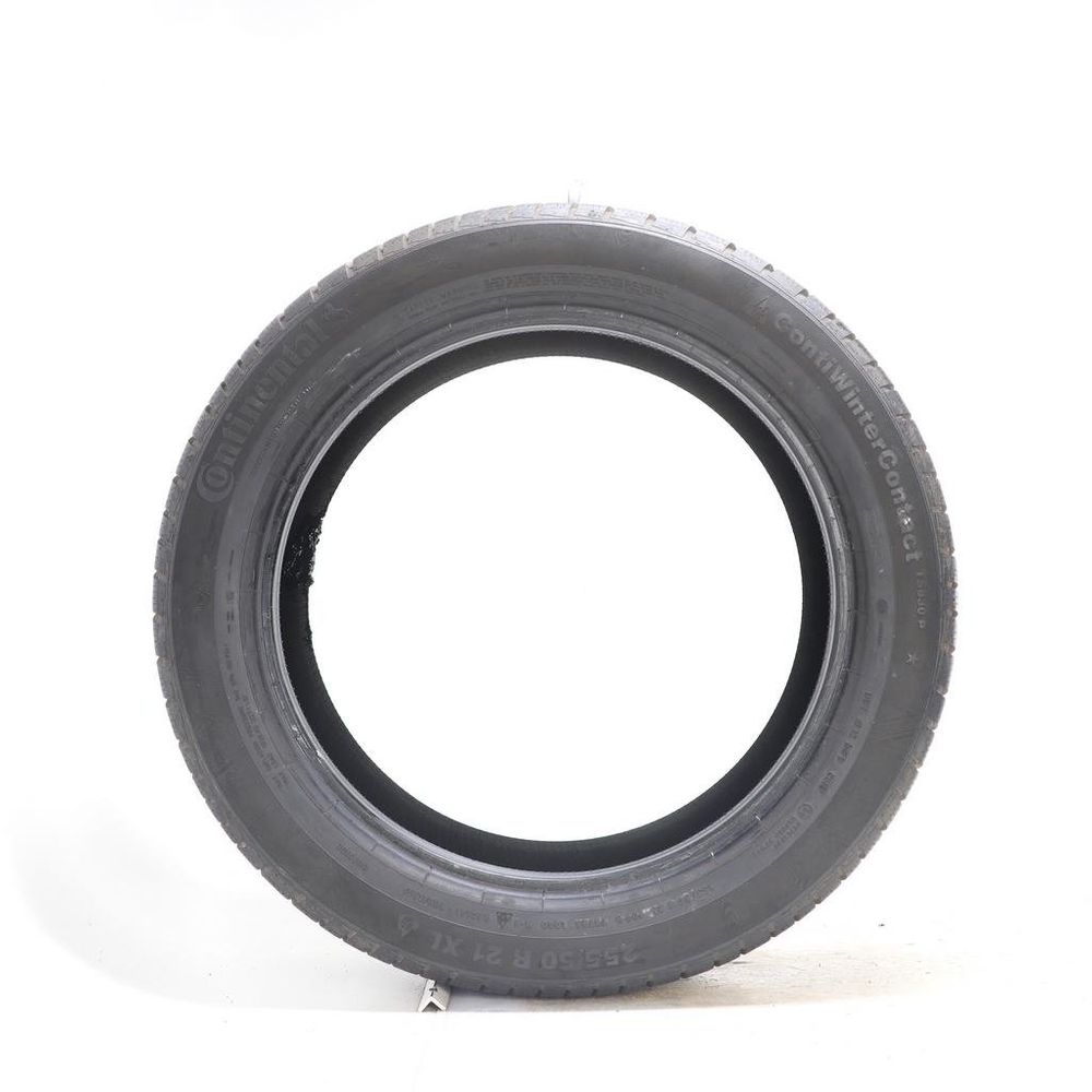 Set of (2) Used 255/50R21 Continental ContiWinterContact TS830P ContiSeal 109H - 10/32 - Image 3