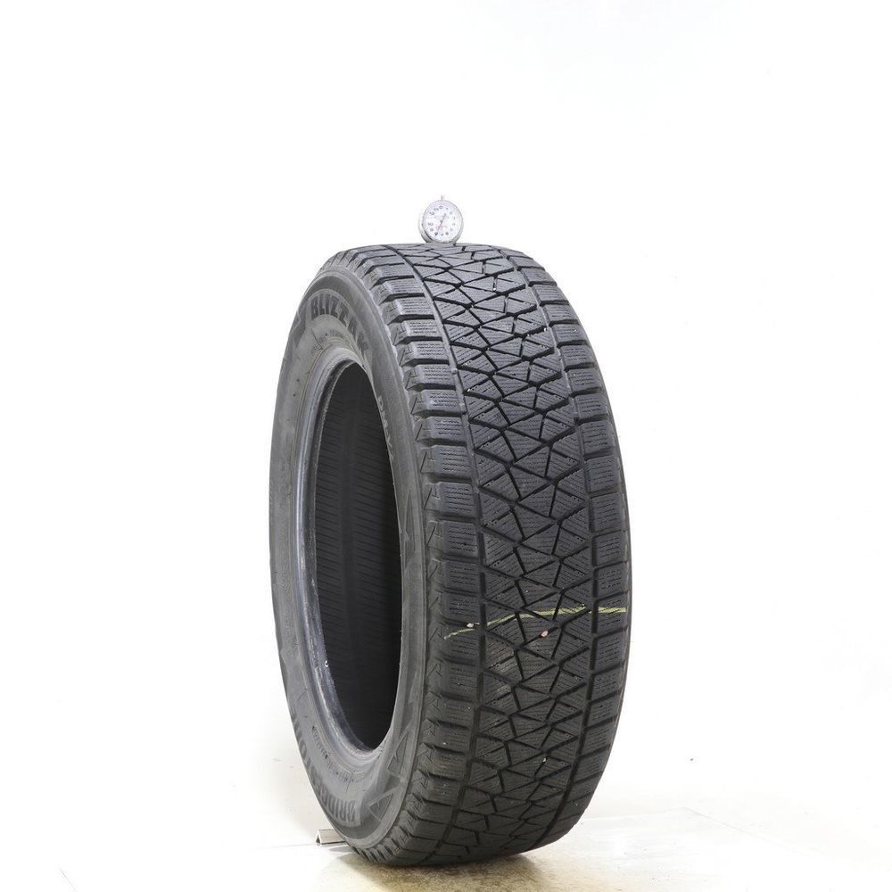 Set of (2) Used 225/60R17 Bridgestone Blizzak DM-V2 99S - 8-8.5/32 - Image 1