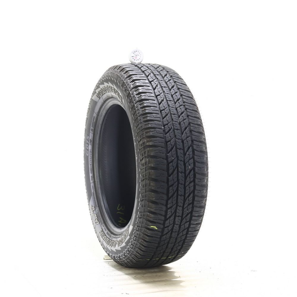 Set of (2) Used 225/65R17 Yokohama Geolandar A/T G015 102T - 10-10.5/32 - Image 1