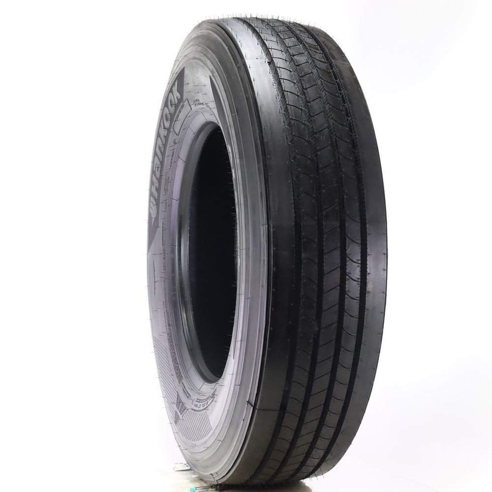 Set of (2) New 295/75R22.5 Hankook AL07+ 144/141L - 17/32 - Image 1