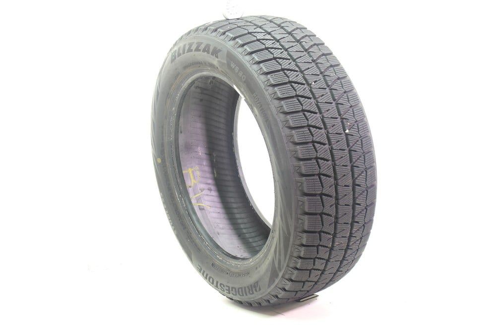 Set of (2) Used 205/55R16 Bridgestone Blizzak WS80 91H - 10/32 - Image 1