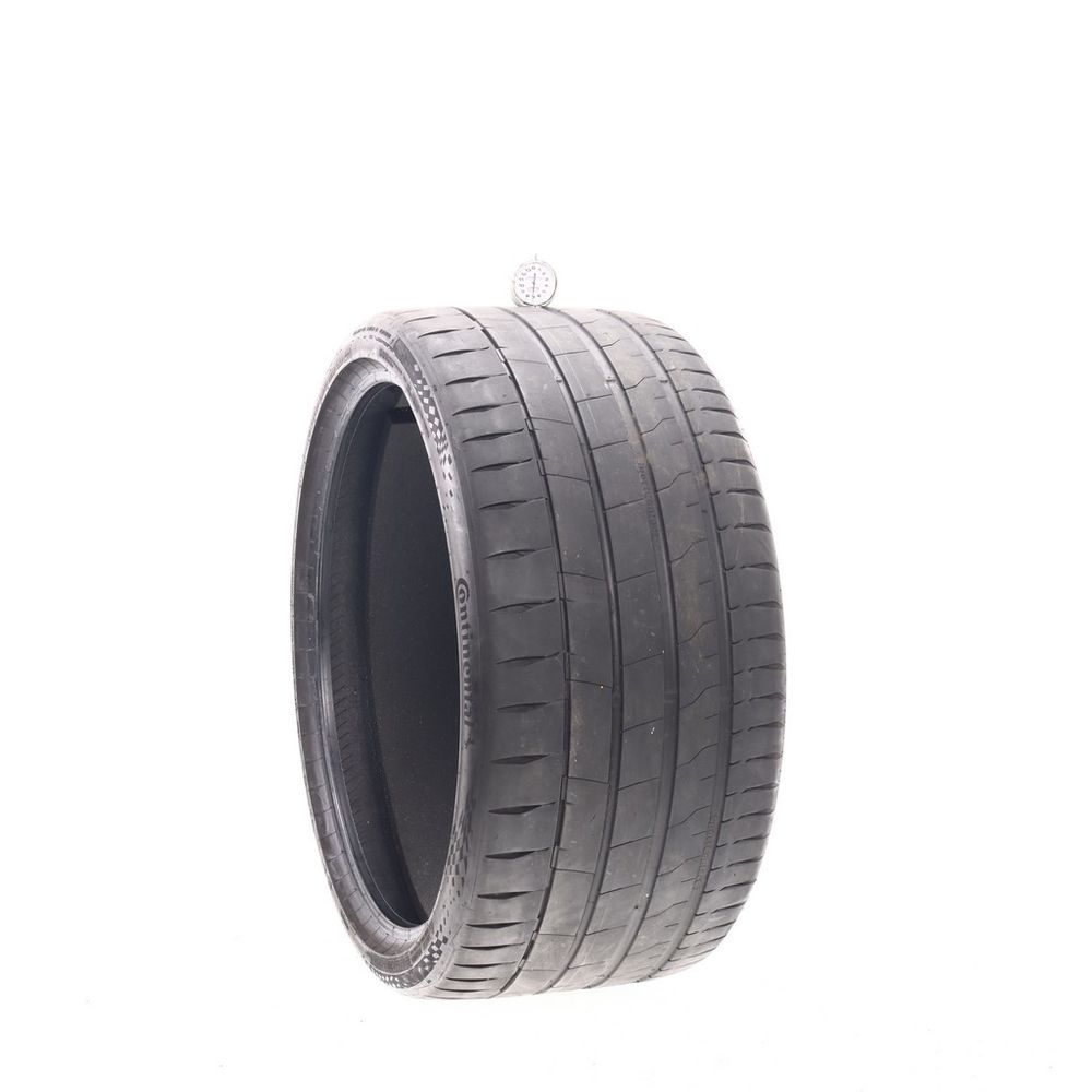 Set of (2) Used 285/30ZR22 Continental SportContact 7 AO ContiSilent 101Y - 6.5-7/32 - Image 4