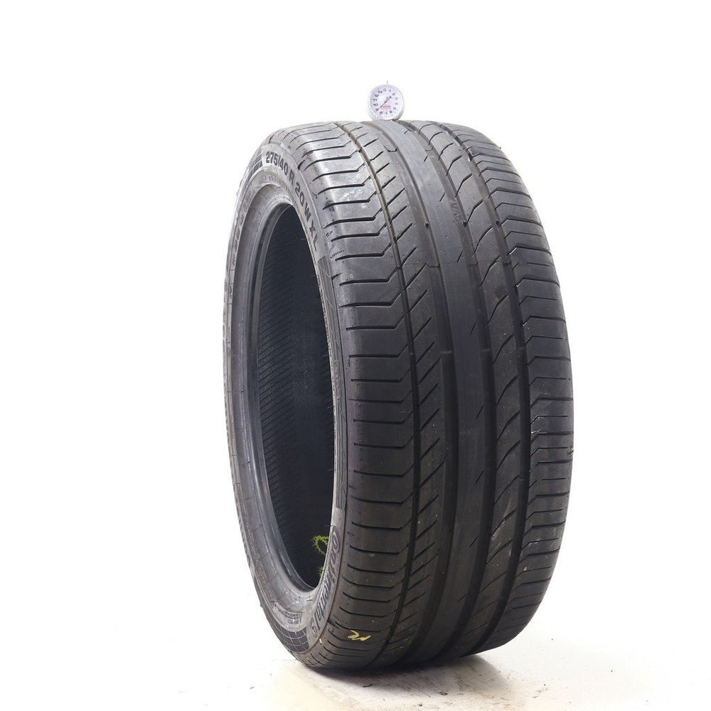 Set of (2) Used 275/40R20 Continental ContiSportContact 5 SSR SUV 106W - 9/32 - Image 1