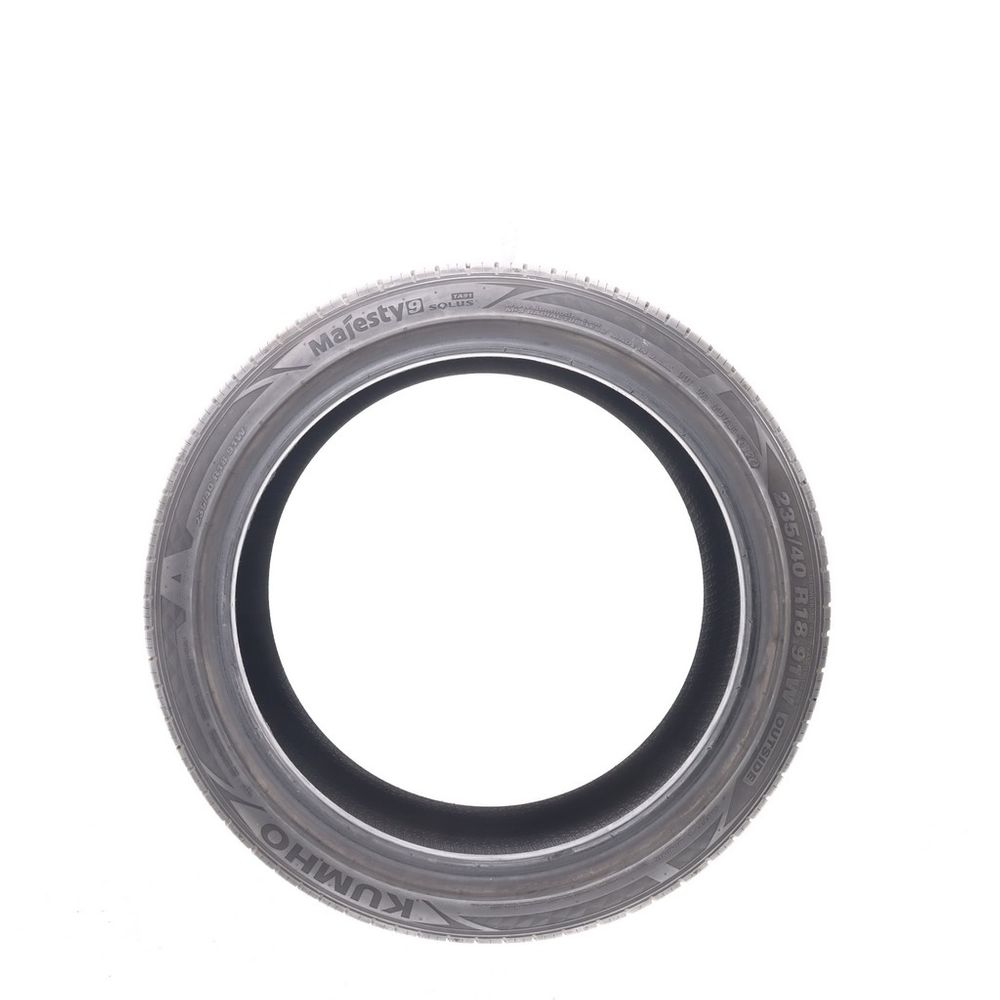 Set of (2) Used 235/40R18 Kumho Majesty 9 Solus TA91 K-Silent 91W - 7.5/32 - Image 3