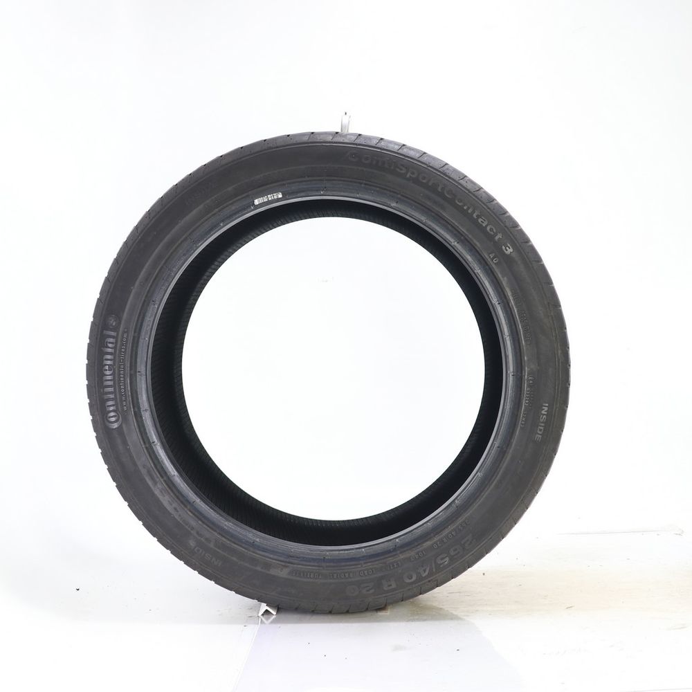 Used 265/40R20 Continental ContiSportContact 3 AO 104Y - 7.5/32 - Image 3