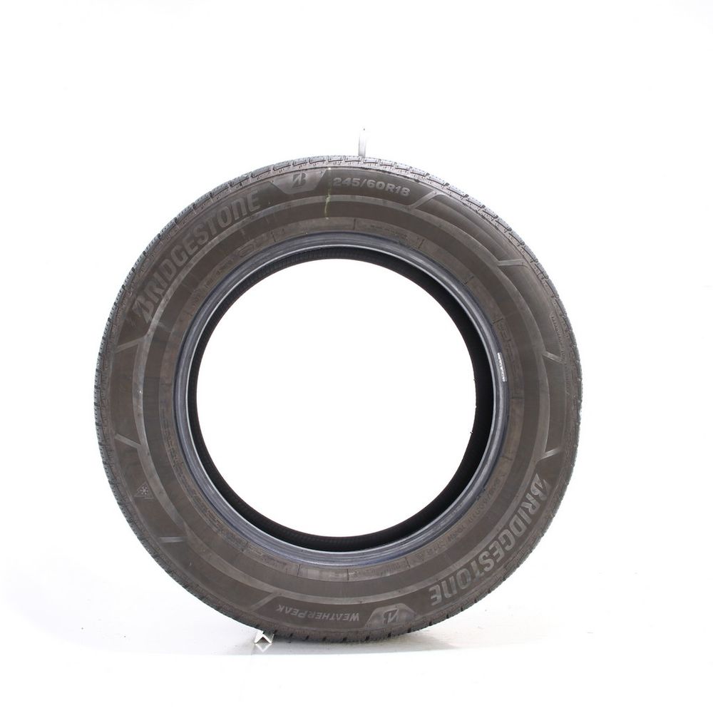 Set of (2) Used 245/60R18 Bridgestone WeatherPeak 105H - 8-9/32 - Image 3