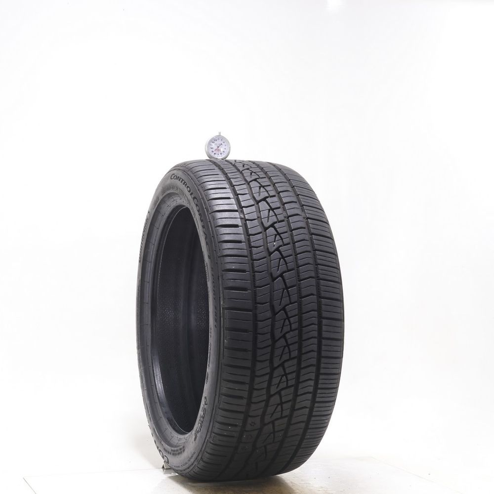 Set of (2) Used 245/40ZR18 Continental ControlContact Sport SRS Plus 97Y - 8.5-9.5/32 - Image 1