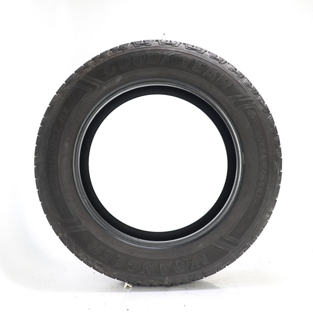 Set of (2) Used LT 265/60R20 Goodyear Wrangler Workhorse HT 121/118R E - 5.5/32 - Image 3