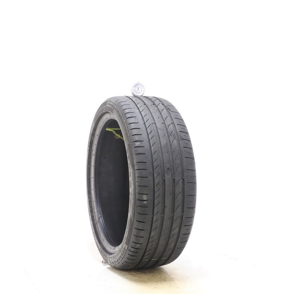 Used 225/40R18 Continental ContiSportContact 5 SSR MOE 92W - 6.5/32 - Image 1