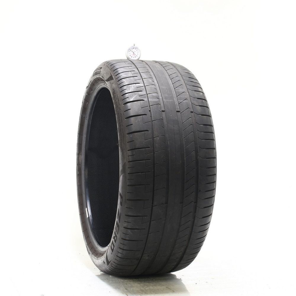 Set of (4) Used 285/35R21 Pirelli P Zero PZ4 105Y - 5-6/32 - Image 1