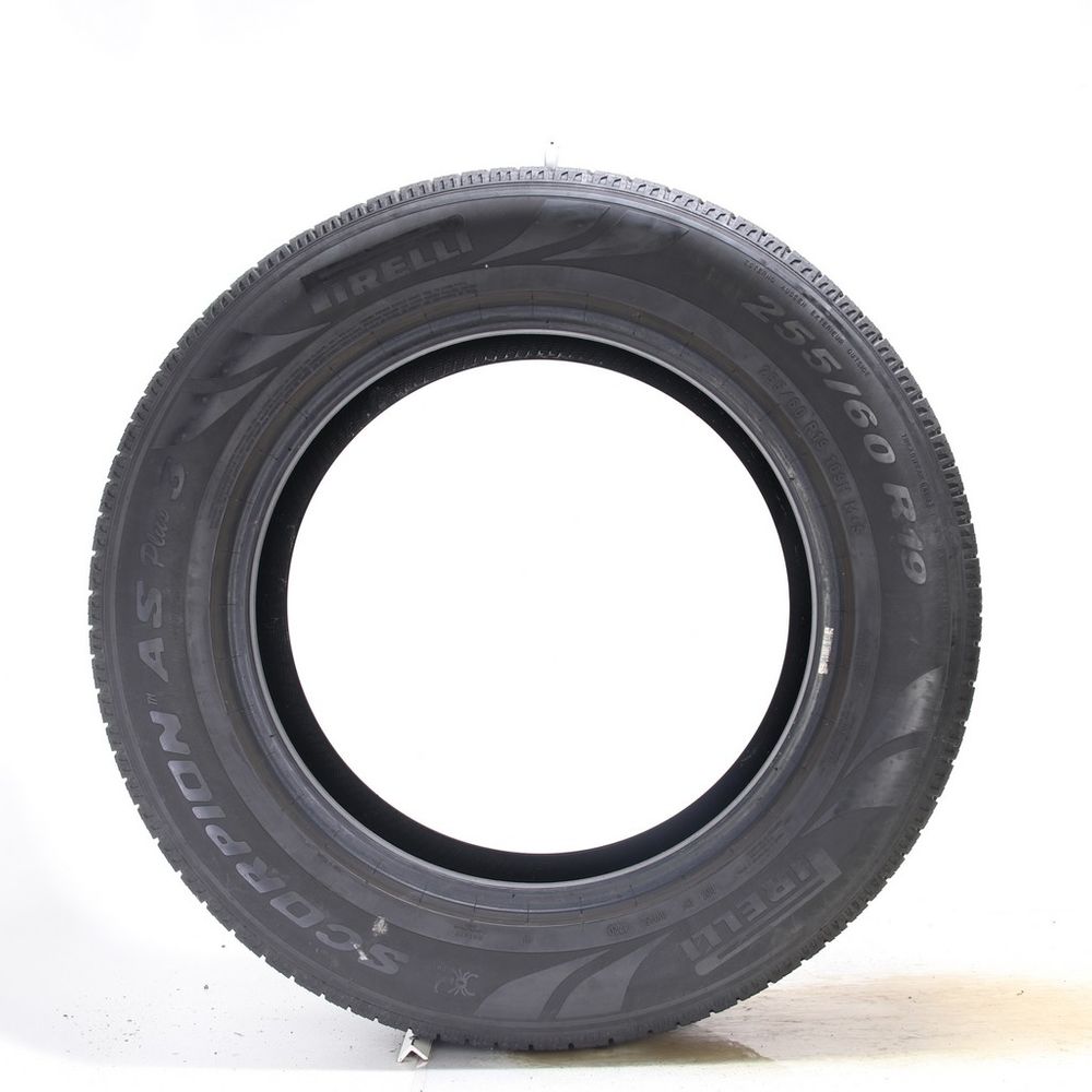 Set of (2) Used 255/60R19 Pirelli Scorpion AS Plus 3 109H - 8.5/32 - Image 3