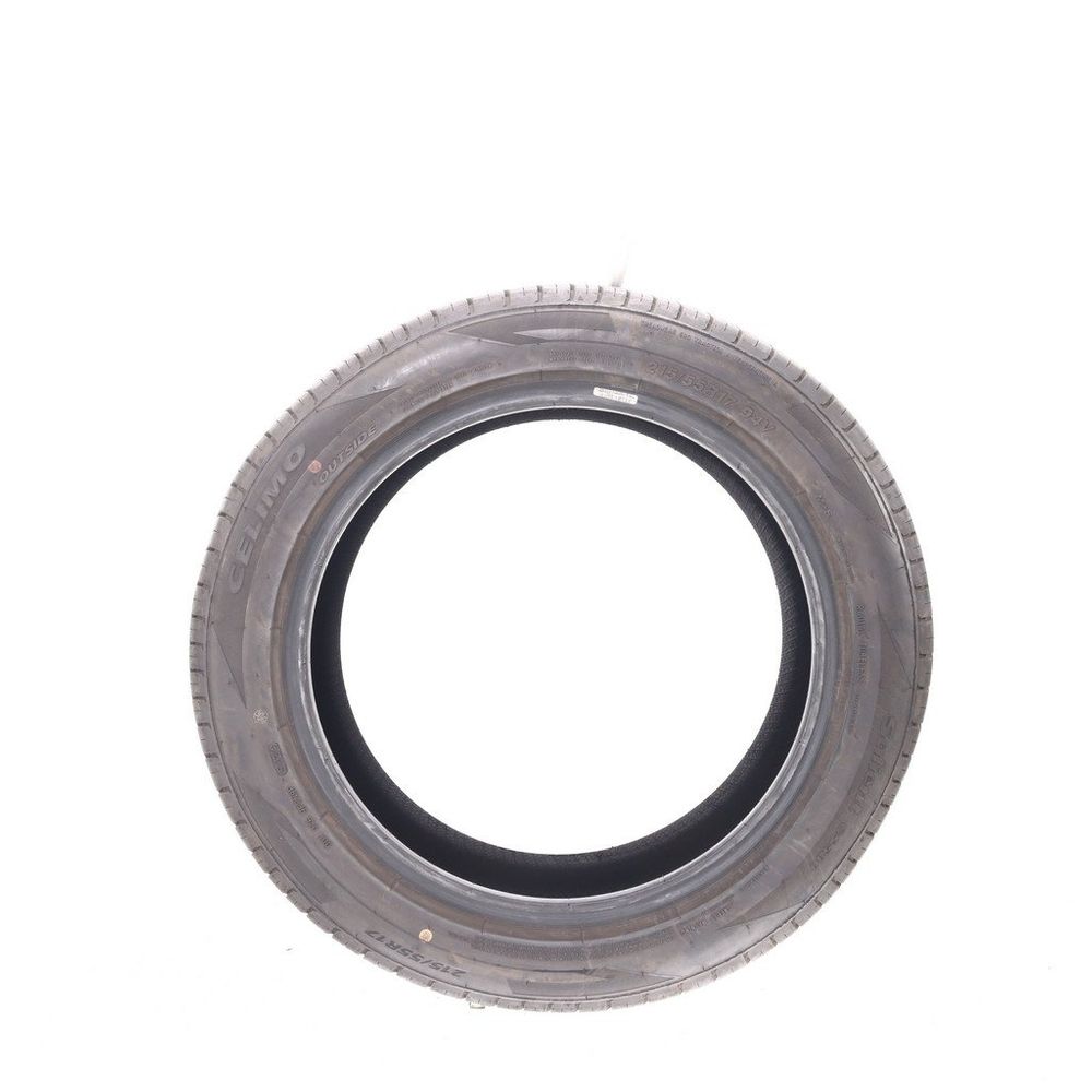Set of (2) Used 215/55R17 Celimo Salient CS580 94V - 9/32 - Image 3