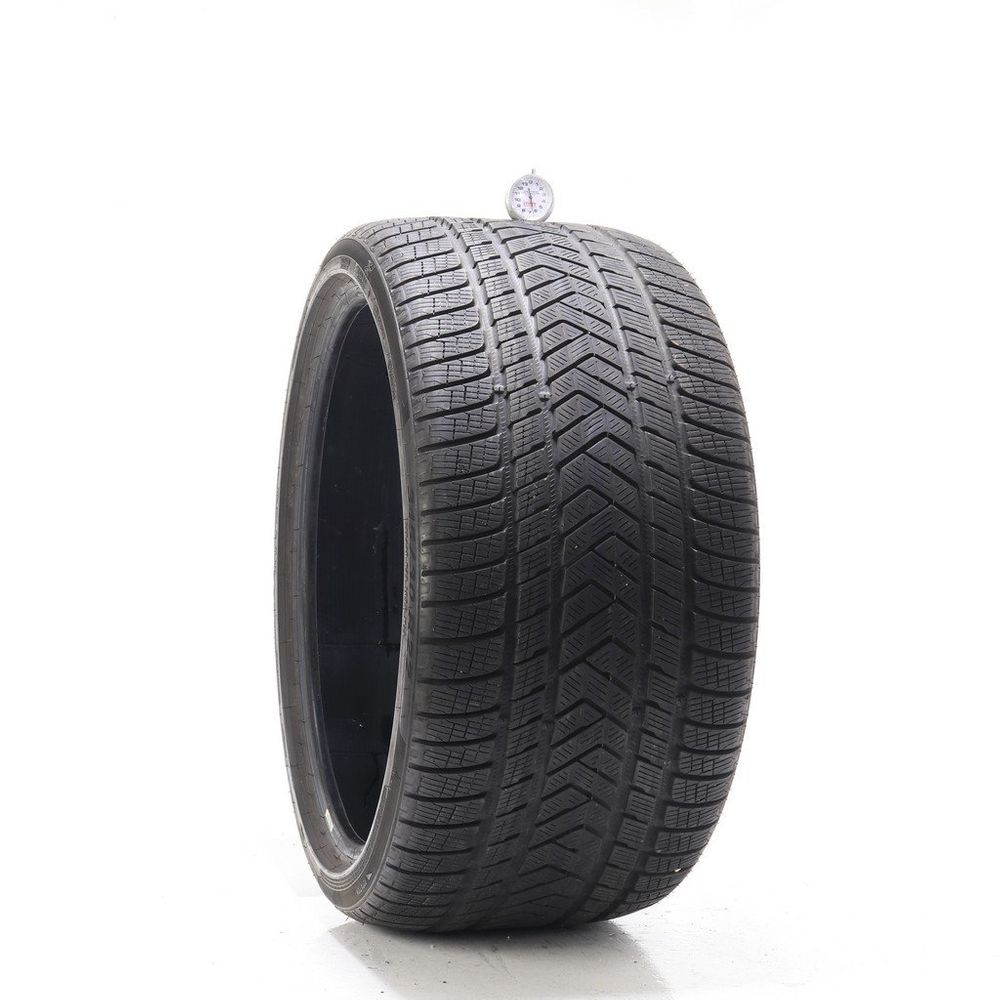 Set of (2) Used 315/30R22 Pirelli Scorpion Winter 107V - 6.5-8/32 - Image 1