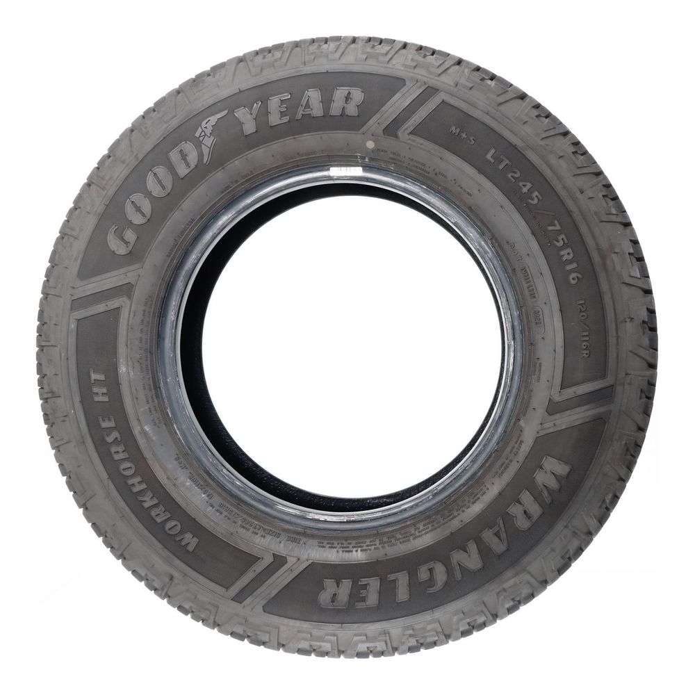 Set of (2) Used LT 245/75R16 Goodyear Wrangler Workhorse HT 120/116R E - 10.5-11.5/32 - Image 3