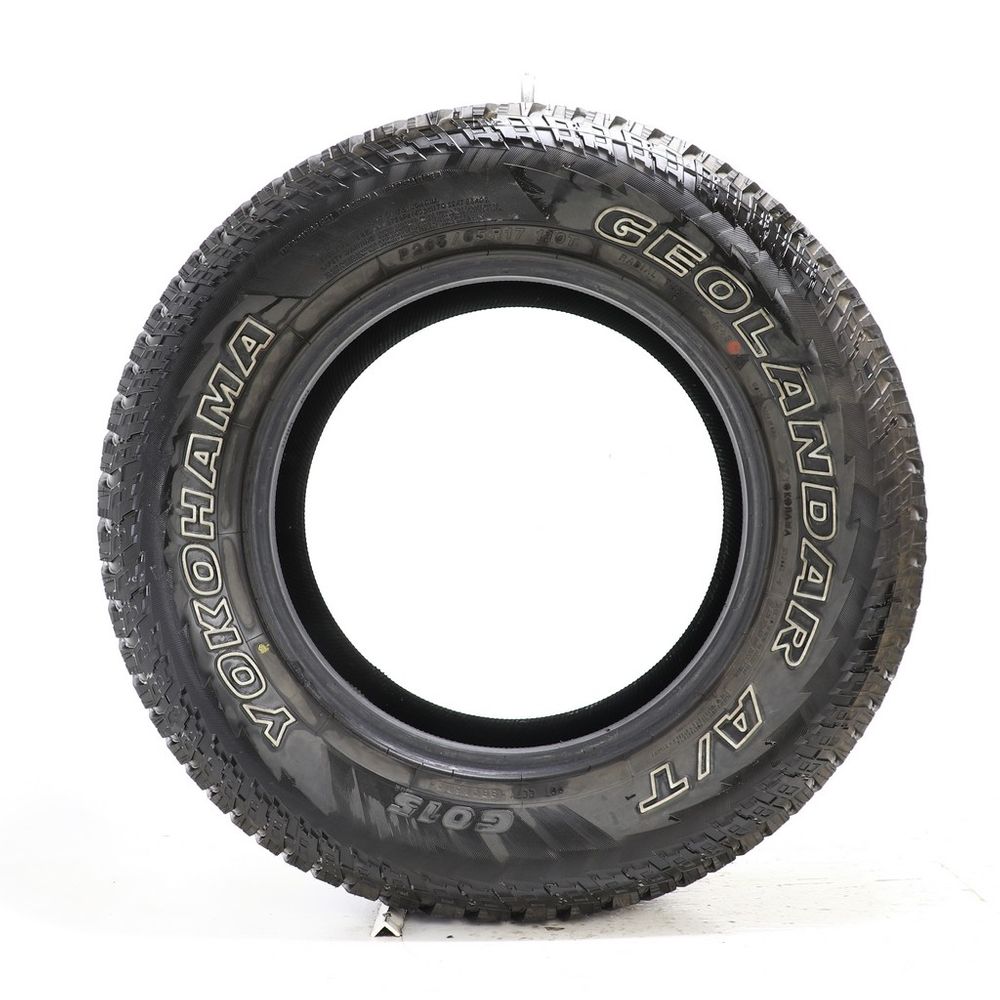 Set of (2) Used 265/65R17 Yokohama Geolandar A/T G015 110T - 9-10/32 - Image 3