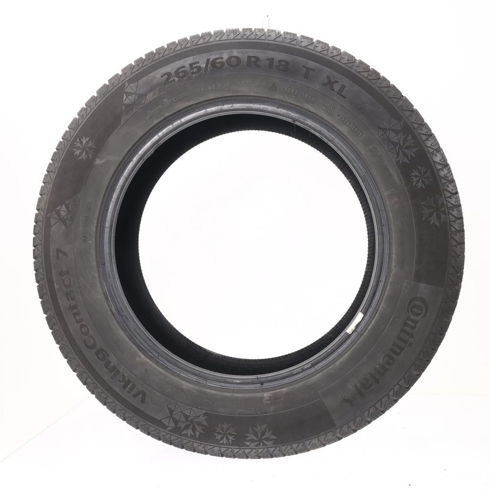 Used 265/60R18 Continental VikingContact 7 114T - 6.5/32 - Image 3