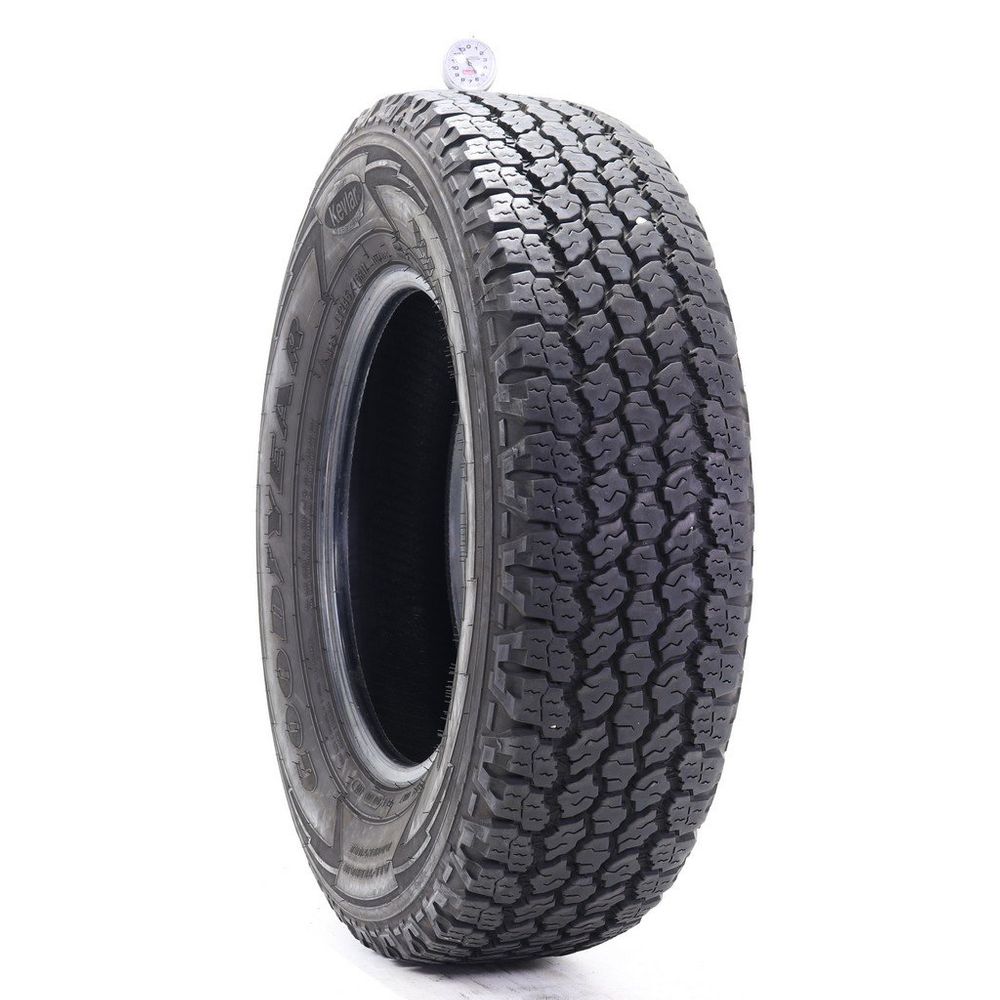 Set of (2) Used LT 245/75R17 Goodyear Wrangler All-Terrain Adventure Kevlar 121/118S E - 12.5-13/32 - Image 1