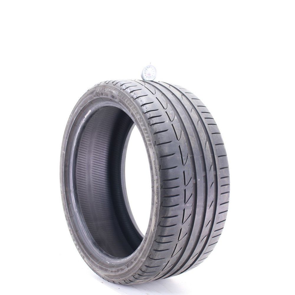 Set of (2) Used 245/35R18 Bridgestone Potenza S001 RFT 88Y - 6.5/32 - Image 1