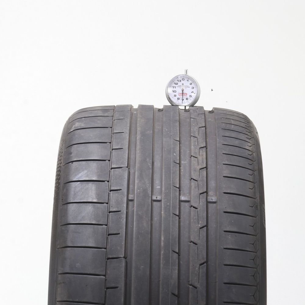 Set of (2) Used 285/35R22 Continental SportContact 6 TO ContiSilent 106Y - 6.5-7/32 - Image 5