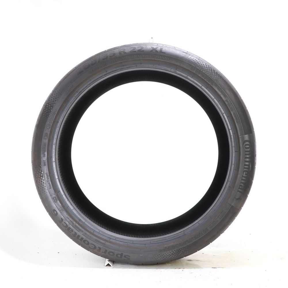 Set of (2) Used 285/35R22 Continental SportContact 6 TO ContiSilent 106Y - 6.5-7/32 - Image 6