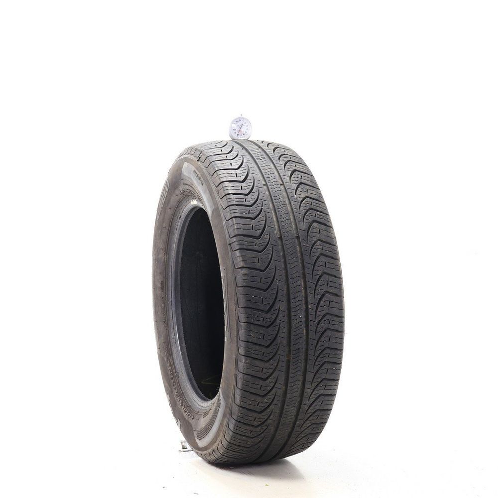 Set of (2) Used 225/60R16 Pirelli P4 Four Seasons Plus 98T - 8-9/32 - Image 1