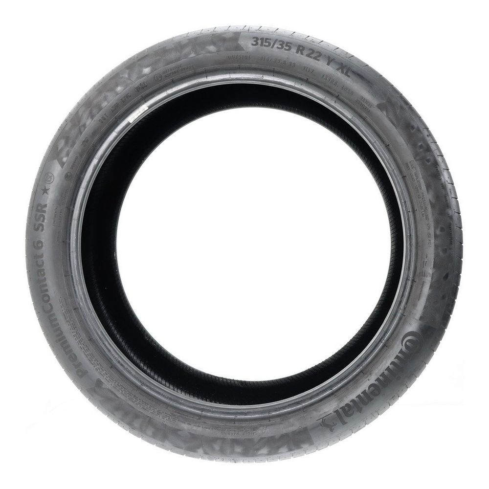 Set of (4) Used 315/35R22 Continental PremiumContact 6 SSR 111Y - 5-6/32 - Image 3