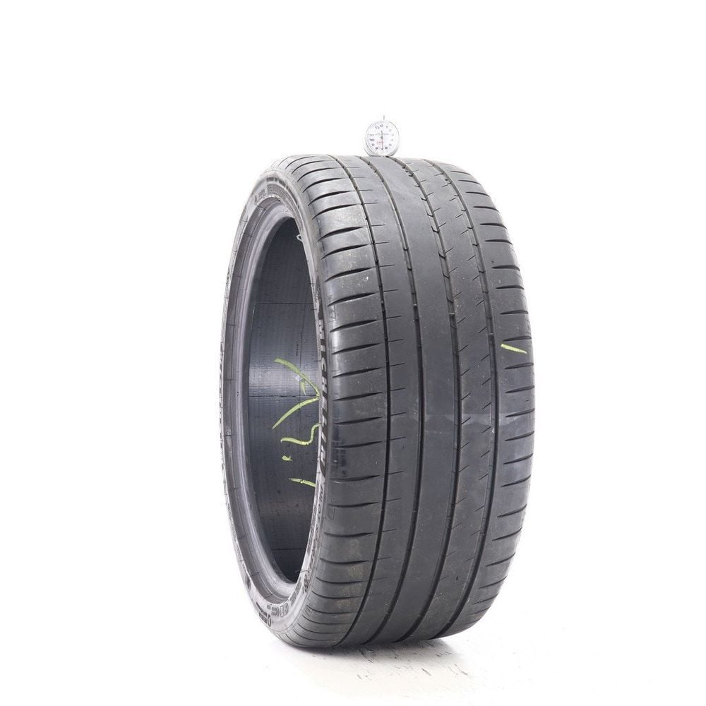 Set of (2) Used 255/35R19 Michelin Pilot Sport 4 S 96Y - 7-8/32 - Image 1